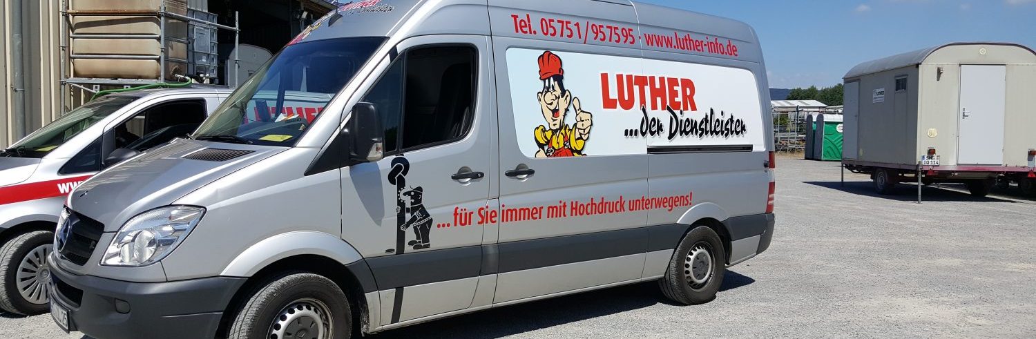 Rohrreinigungsfahrzeug der Fa. Luther in Rinteln
